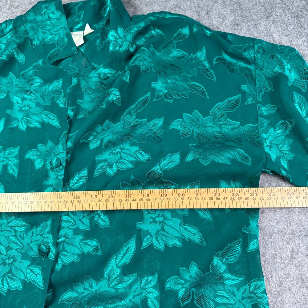 Vintage Victoria Secret Women's L Sheer Floral Pajama Pant Set‎ - Picture 3 of 9